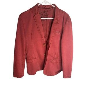 Being Human Clothing Men Modern Red Blazer Size Medium